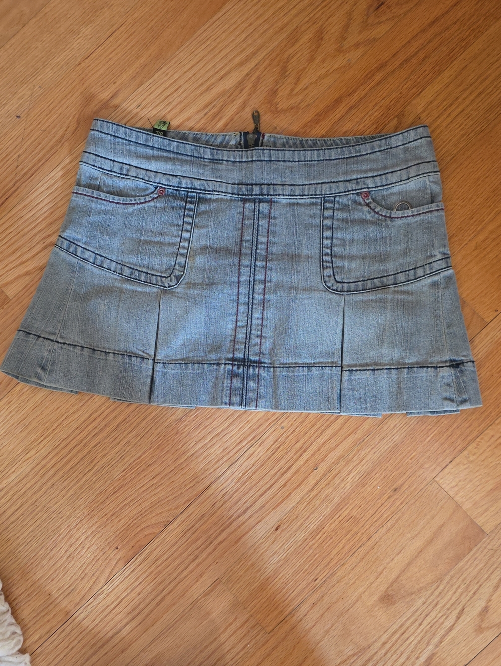 Dollhouse Light Blue Denim Mini Skirt
